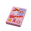 Pink custom Super Mario Bloks video game cover featuring Break Cancer Awareness design, made by B3 Customs, with 2x3 tile layout.