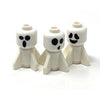 Set of three Mini Baby Halloween Ghosts made with LEGO parts by B3 Customs, featuring small ghost figures with pumpkin accessories.