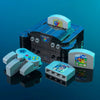 Custom LEGO Nintendo 64 console made by B3 Customs, detailed LEGO build of the classic gaming console with colorful bricks.