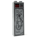 Salacious Crumb in Carbonite brick by B3 Customs, showing a detailed Star Wars collectible mini-figure in a clear carbonite display.