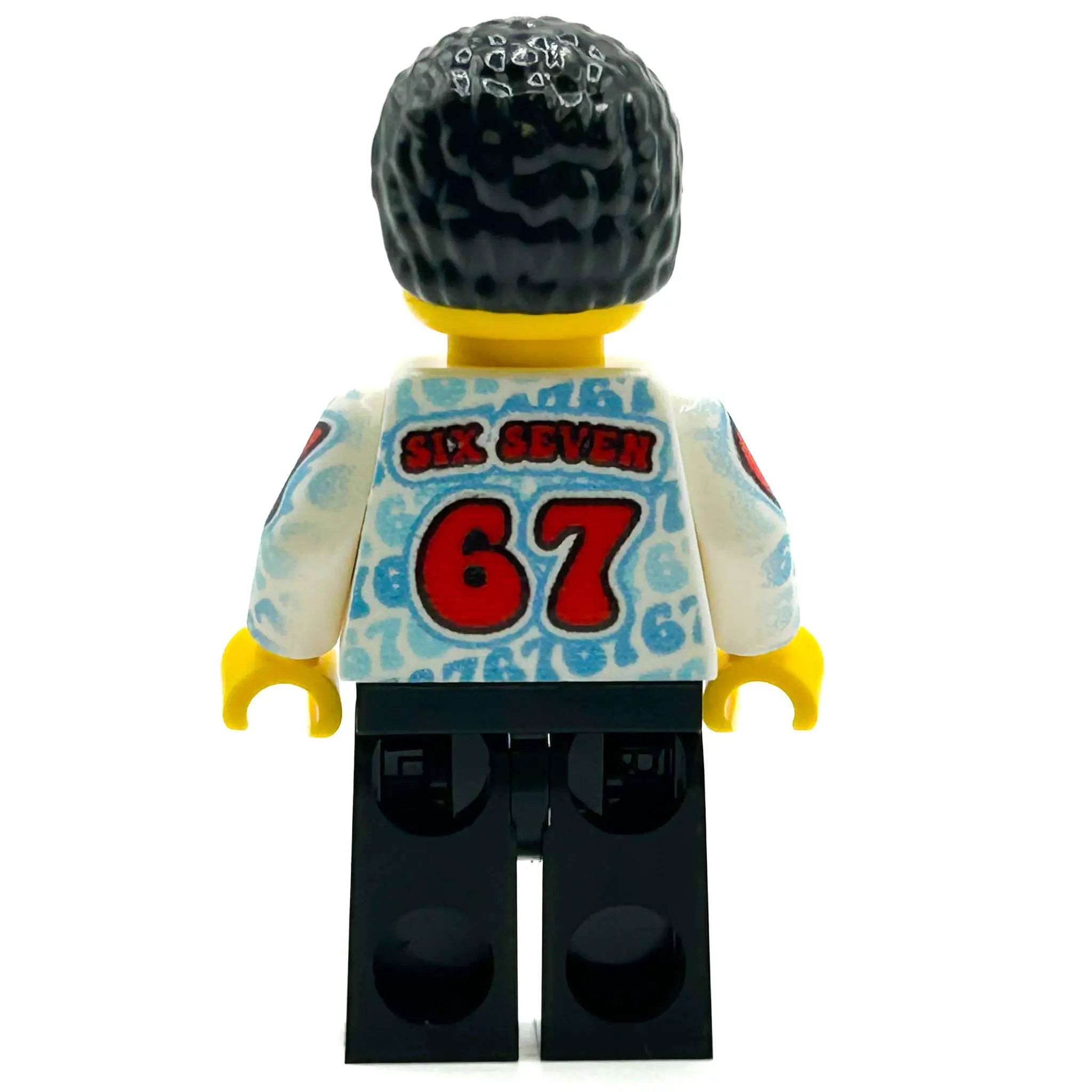 Six Seven Minifig by B3 Customs featuring detailed custom LEGO character with vibrant clothing and unique accessories.