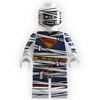 SuperMummy Minifig by B3 Customs featuring a LEGO-style superhero mummy with Superman costume and mummy bandages.