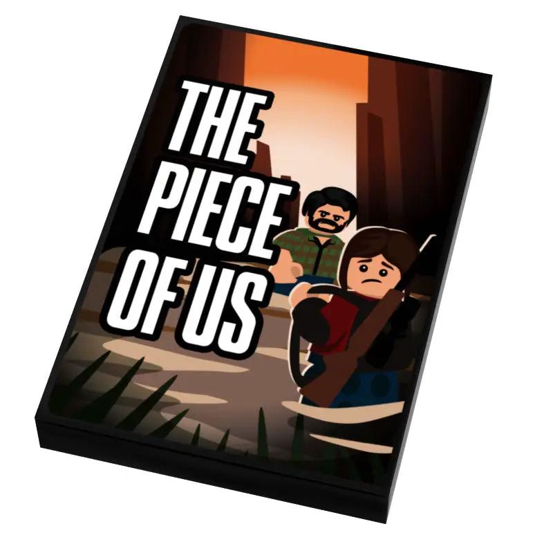 Custom LEGO-style cover featuring The Last of Us video game for The Piece of Us 2x3 tile by B3 Customs.