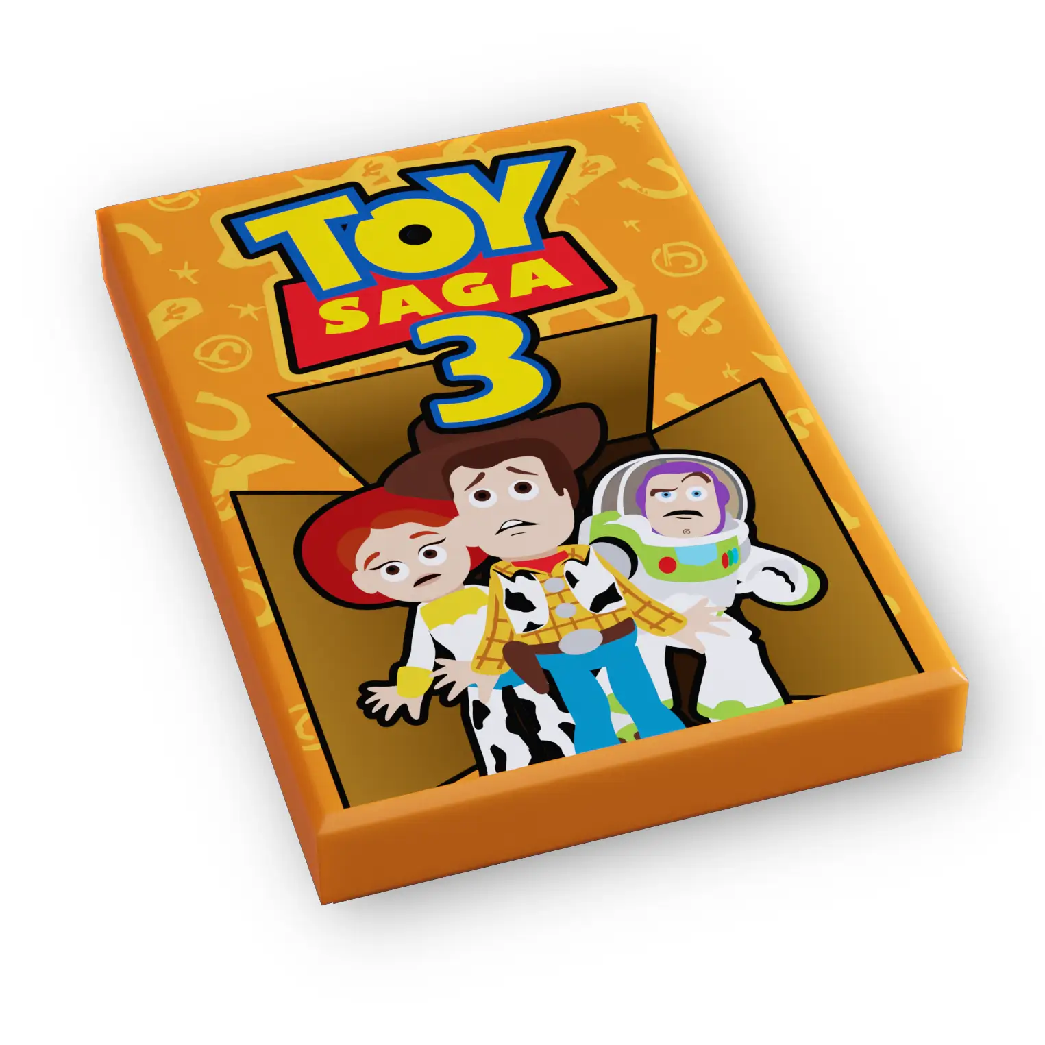 Toy Saga 3 movie cover tile by B3 Customs, featuring colorful artwork of characters from the Toy Saga 3 film.