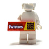 Custom printed LEGO tile featuring Twisters Candy King Size design, made by B3 Customs, showcasing vibrant colors and detailed graphics.