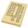 B3 Customs US Constitution printed 2x3 tile with detailed design of the historic document on a small decorative tile