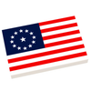 Custom LEGO model of the USA Cowpen 3rd Maryland Regiment Revolutionary War flag by B3 Customs, featuring detailed flag design.