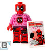 Valentine's Day Lovepool Minifigure by B3 Customs, colorful Lego-style character with heart-themed accessories.