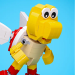 B3 Customs custom LEGO Flying Turtle Trooper instructions showing a detailed LEGO-built turtle with wings and military gear.