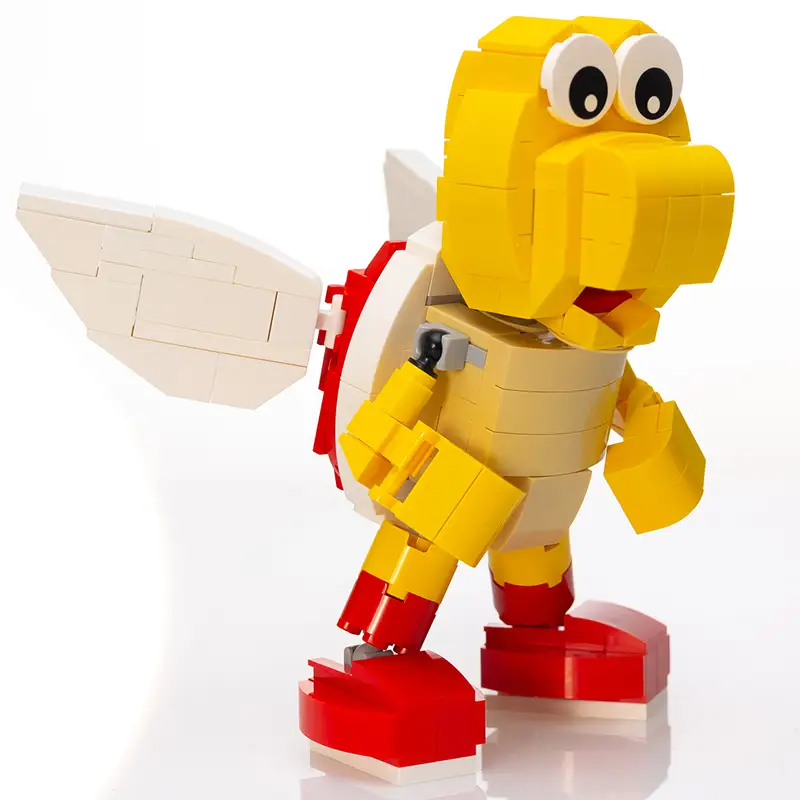 Step-by-step instructions for building a custom Flying Turtle Trooper LEGO model by B3 Customs.