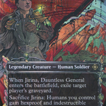 Jirina, Dauntless General (MAT-212) - March of the Machine: The Aftermath: (Showcase) (Borderless) Foil