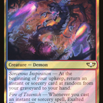 Exalted Flamer of Tzeentch (40K-119★) - Warhammer 40,000 Commander Foil