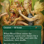 Wood Elves (SLD-1101) - Secret Lair Drop (Borderless)
