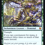 Nyxbloom Ancient (PRE-190S) - Theros Beyond Death Promos: (enchantment) Foil