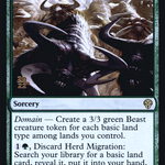 Herd Migration (PRE-165) - Dominaria United Promos Foil