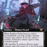 Ruthless Technomancer (NEC-056) - Neon Dynasty Commander: (Extended Art)