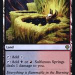 Sulfurous Springs (PRE-256S) - Dominaria United Promos Foil