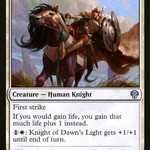 Knight of Dawn's Light (DMU-023) - Dominaria United