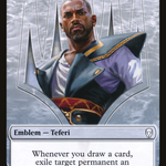 Teferi, Hero of Dominaria Emblem (DOM-016) - Dominaria Tokens