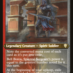 Bell Borca, Spectral Sergeant (CMR-591) - Commander Legends Etched Foil