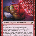 Goblin Cruciverbalist (UNF-110) - Unfinity