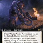 White Plume Adventurer (CLB-558) - Commander Legends: Battle for Baldur's Gate: (Extended Art)