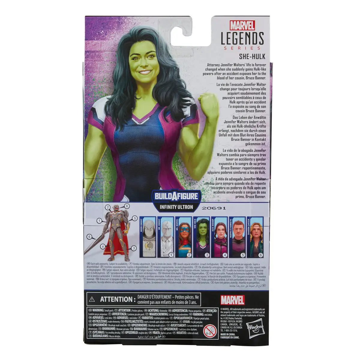 Avengers 2022 Marvel Legends She-Hulk 6-Inch Action Figure by THE MIGHTY HOBBY SHOP