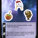 Familiar Beeble Mascot (UNF-024) - Unfinity Sticker Sheets