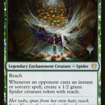 Arasta of the Endless Web (PPTHB-165P) - Theros Beyond Death Promos: (enchantment)