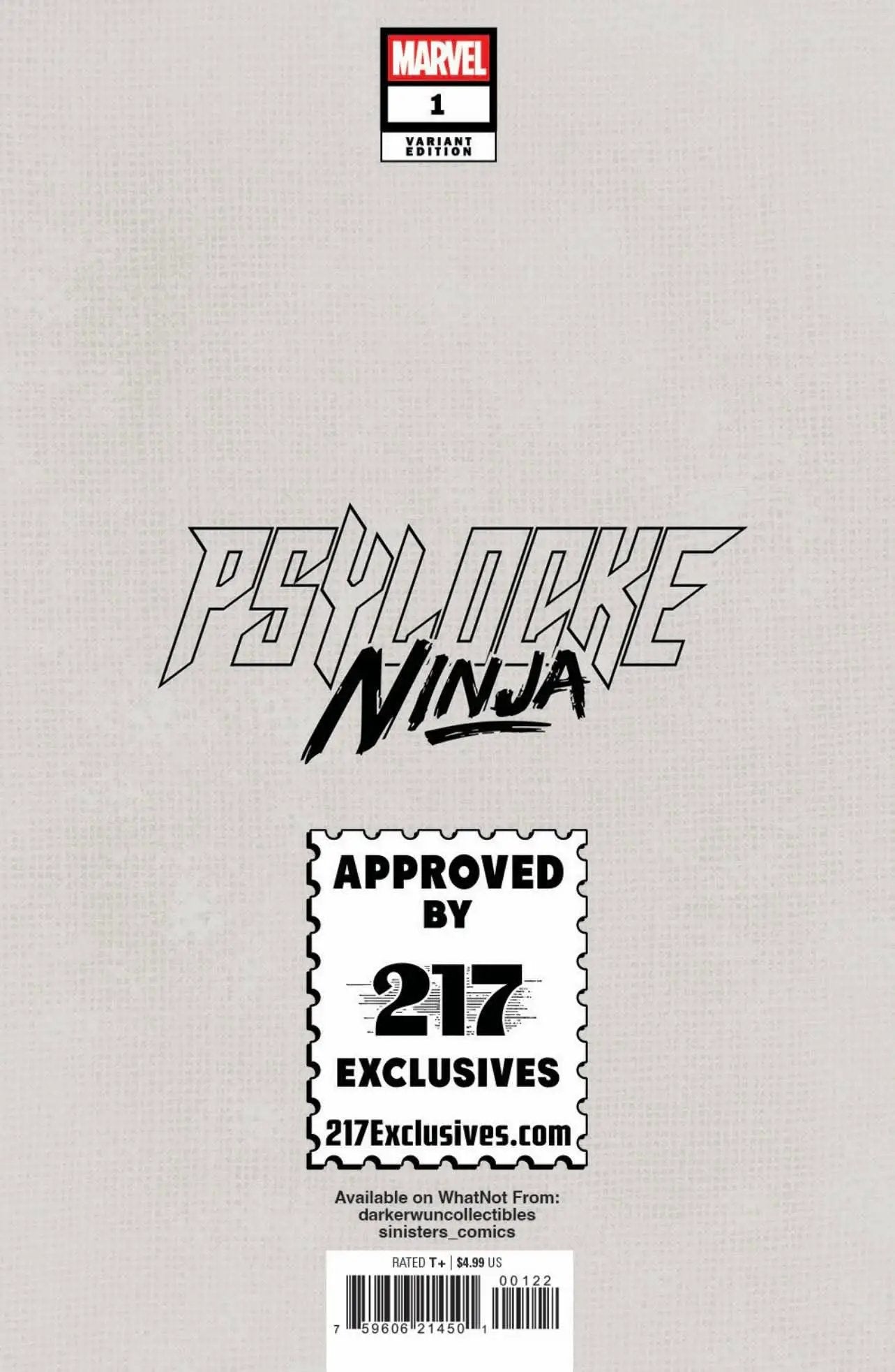 Psylocke: Ninja #1 Joseph Michael Lisner Exclusive Virgin Var (01/21/2026) by Unknown Comic Books