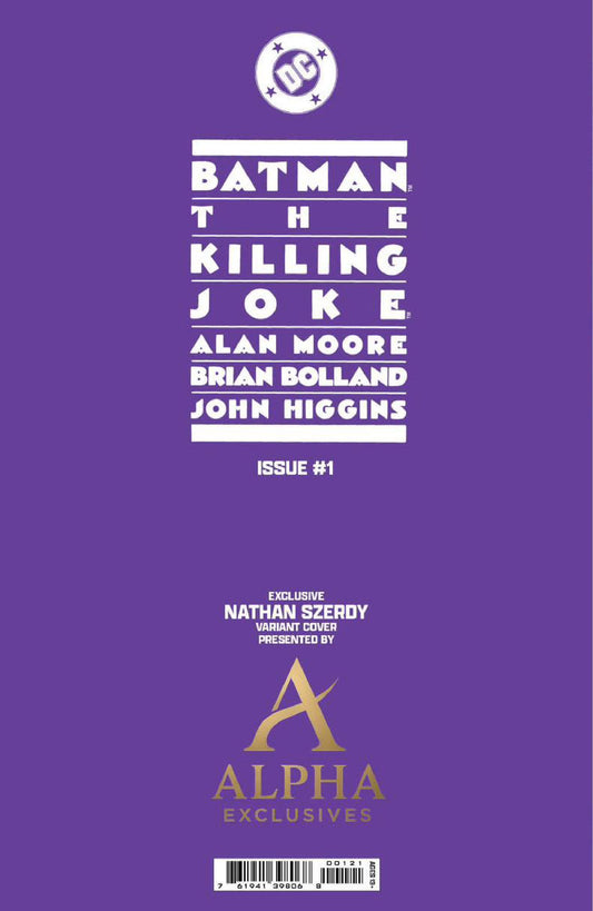 Batman: The Killing Joke #1 Facsimile Reprint Nathan Szerdy Exclusive Var (02/2026)