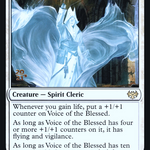 Voice of the Blessed (PRE-44S) - Innistrad: Crimson Vow Promos Foil