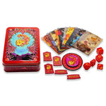 Magic: The Gathering mana token set in a clear plastic bag, featuring colorful tokens for game use.