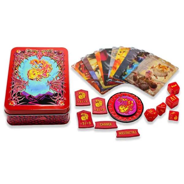 Magic: The Gathering mana token set in a clear plastic bag, featuring colorful tokens for game use.