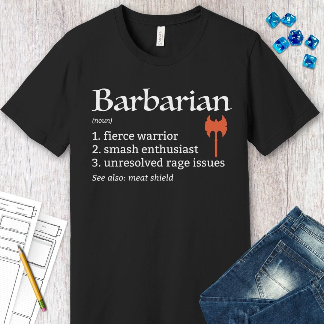 Barbarian Class Definition T-Shirt