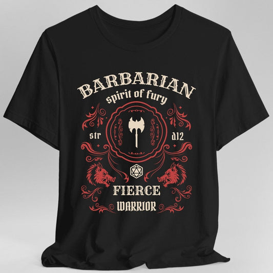 Barbarian Class Vintage Label T-Shirt