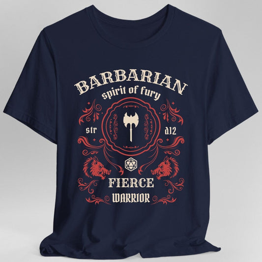 Barbarian Class Vintage Label T-Shirt