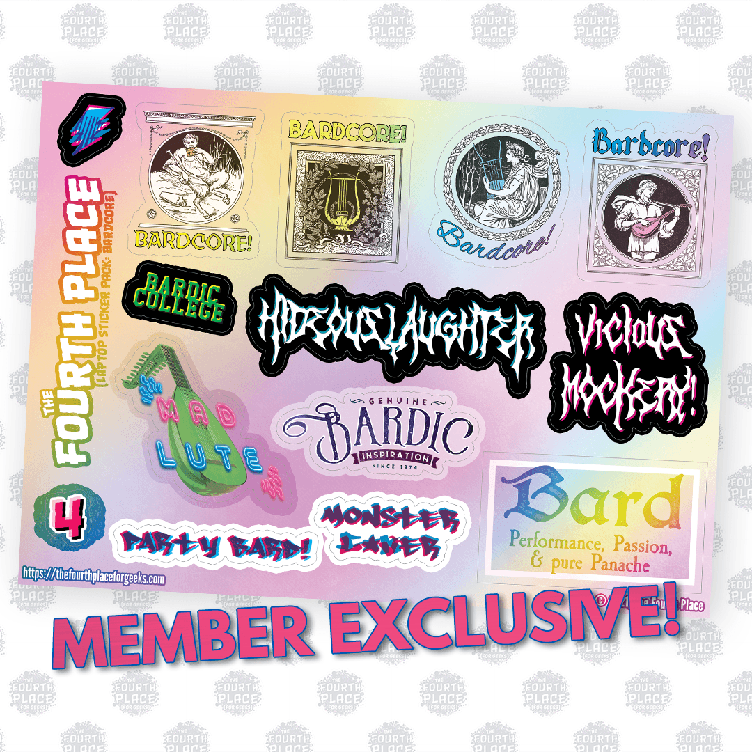 Bardcore! Stickers