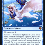 Sphinx of Clear Skies (PRE-67S) - Dominaria United Promos Foil