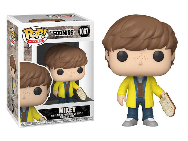 Pop! Movies The Goonies Mikey figurine holding a map from THE MIGHTY HOBBY SHOP, detailed vinyl collectible character.