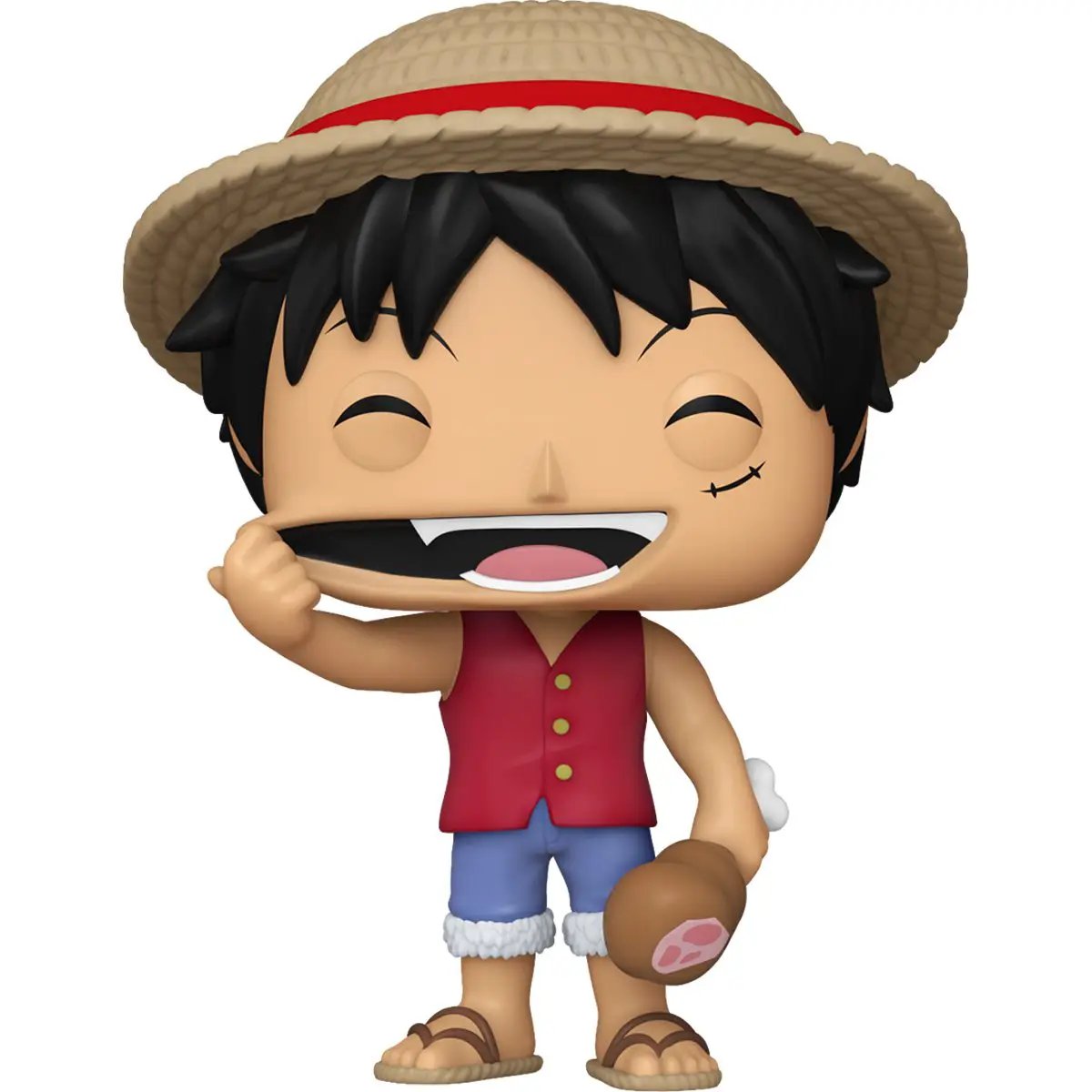 Pre-order POP! Animation One Piece Luffy figure from THE MIGHTY HOBBY SHOP, showcasing Luffy's iconic pose and vibrant design.