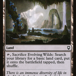Evolving Wilds (CLB-352) - Commander Legends: Battle for Baldur's Gate
