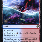 Shivan Reef (PRE-255S) - Dominaria United Promos Foil