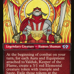 Valduk, Keeper of the Flame (MUL-024) - Multiverse Legends: (Showcase)