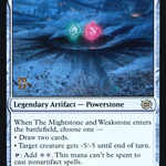 The Mightstone and Weakstone (PRE-238AS) - The Brothers' War Promos Foil