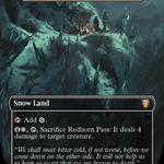 Mouth of Ronom (LTC-400) - Tales of Middle-earth Commander / Redhorn Pass (Borderless) Foil