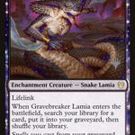 Gravebreaker Lamia (PPTHB-98P) - Theros Beyond Death Promos: (enchantment)