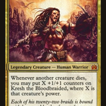 Kresh the Bloodbraided (V11-005) - From the Vault: Legends Foil
