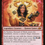Vorthos, Steward of Myth (UNF-126) - Unfinity