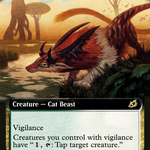 Frondland Felidar (IKO-334) - Ikoria: Lair of Behemoths: (Extended Art)
